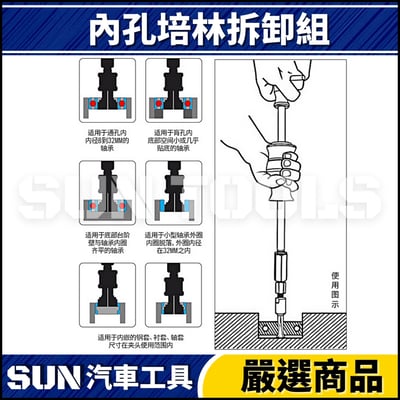 N 13件 內孔培林拆卸組2