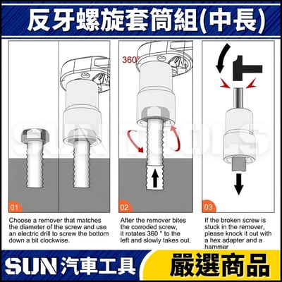 N 4件 4分 反牙螺旋套筒組3