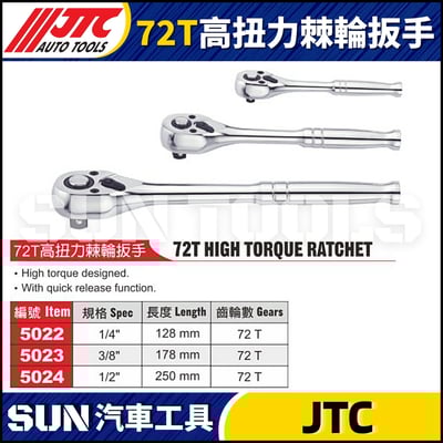 JTC-5022 5023 5024  72T 高扭力棘輪扳手1