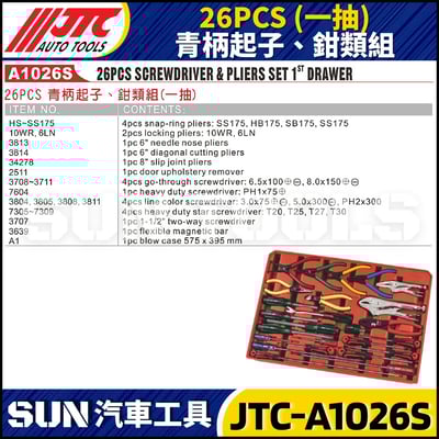 JTC-185C C規 185PCS工具組套(標準)7