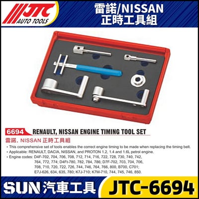 JTC-6694  雷諾/ NISSAN 正時工具組1