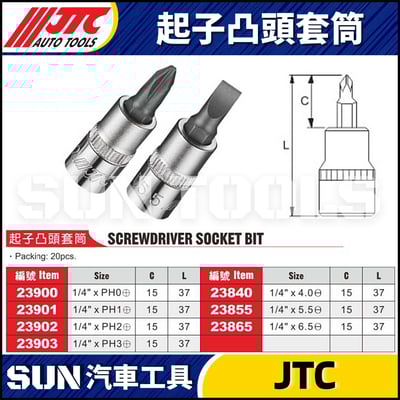 JTC-23900 23901 23902 23903 23840 23855 23865 起子凸頭套筒2