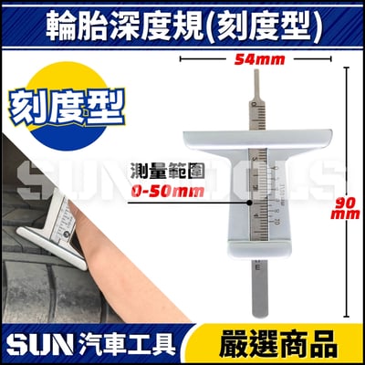 N 輪胎深度規5
