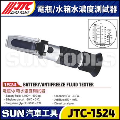 JTC-1524 電瓶/水箱水濃度測試器1