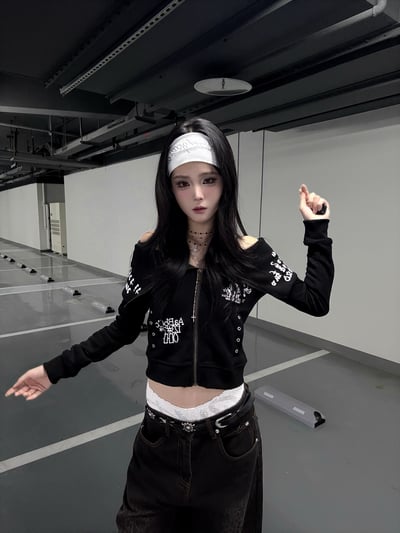 設計感大翻領小眾不撞款上衣2