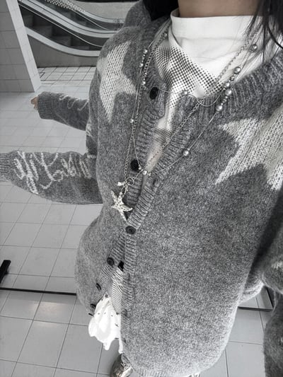 澀谷秋冬甜美針織外套9