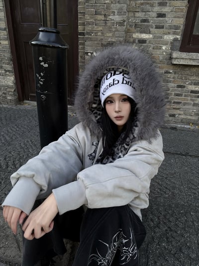 高質量小眾垂感刺繡彎刀褲8