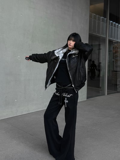 設計感復古重磅毛領外套9