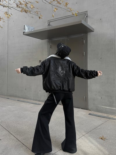 設計感復古重磅毛領外套6