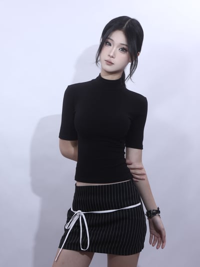 高智氣質中袖上衣1