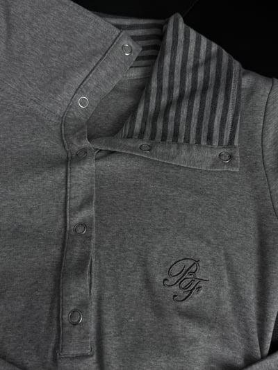 親膚收腰排扣條紋翻領上衣8