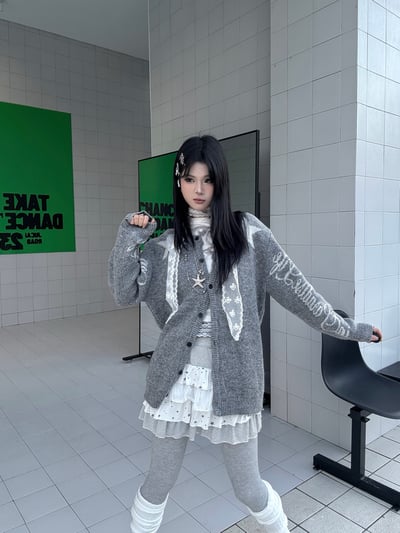 星星條紋拼接y2k蛋糕裙5