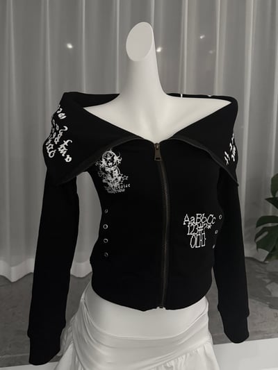 設計感大翻領小眾不撞款上衣11