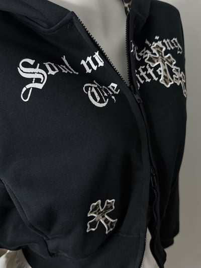 超好看！小眾美式豹紋連帽短款外套6