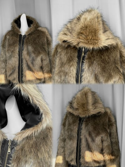 冬季高階皮毛正反兩穿外套14