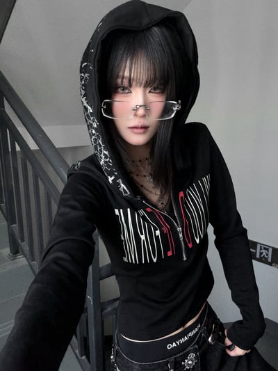 太酷啦！y2k亞文化修身辣妹短款上衣3