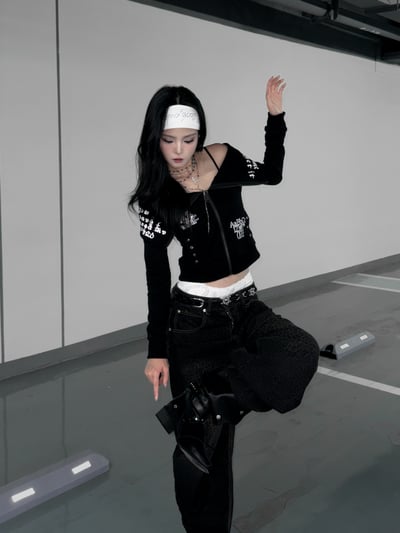 設計感大翻領小眾不撞款上衣4