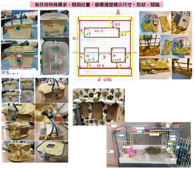 手作 -  客製化布類產品  (外出籠布罩、外出包提袋、頭套等)6