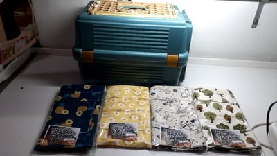 手作 - 外出籠套 防風罩 (透氣棉布款)11