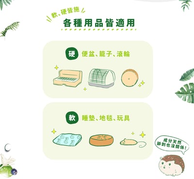 光能淨 寵物環淨去污除臭噴劑(小動物環境清潔)8