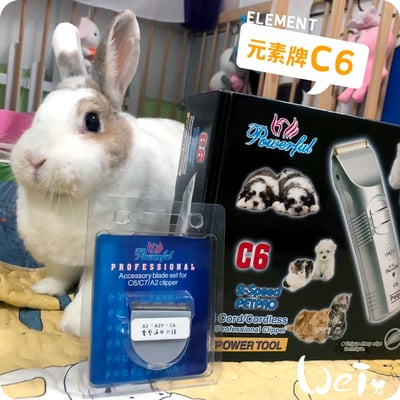 ELEMENT元素牌 寵物專業電剪 C6 (入門款 馬力溫柔) (剃毛)1