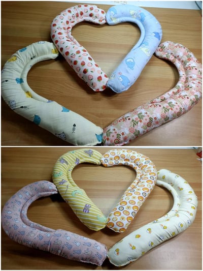 老病癱瘓兔專用靠枕 - 拐杖躺、兔U枕  (手作特製斜躺感月亮枕)17