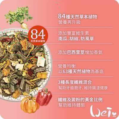 Bunny德國邦尼 夢想成兔無糖蔬菜配方(小顆三柱顆粒)5