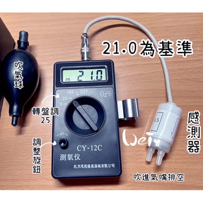 皆已出租無現貨【新北板橋-租借】寵物氧氣房用測氧儀 (便攜式 O2 氧氣濃度檢測儀 CY-12C )7