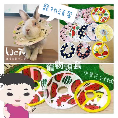 手作 - 寵物頭套/伊麗莎白頸圈/雷達 ( 結紮、術後、防舔咬、保護傷口用途)8