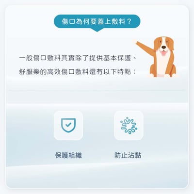 舒服樂 寵物傷口照護系列 高效傷口敷料4