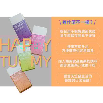 好可愛星球Lovely Planet天竺鼠益生菌 蔓越莓3