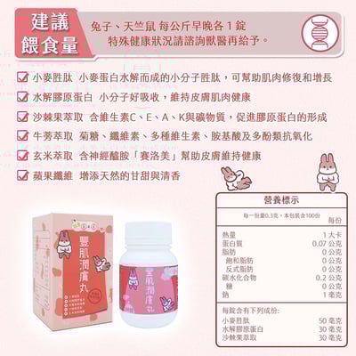 牧草圓又圓 豐肌潤膚丸4