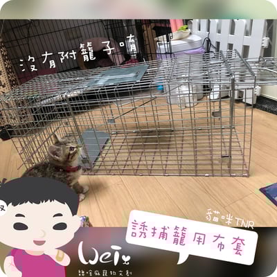 (預購訂作)貓咪TNR誘捕籠用 遮光布套/布罩/防風罩9