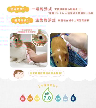 光能淨 小動物身體護理清潔噴劑8