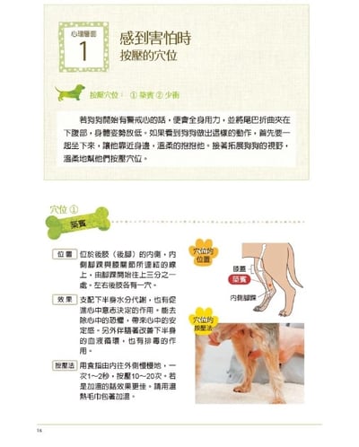 《書》狗狗經穴按摩【圖解版】：每天5分鐘，提升愛犬的生理與心理療癒效果！3