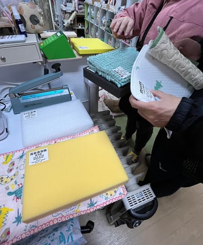 衛教區～常見的墊材介紹3