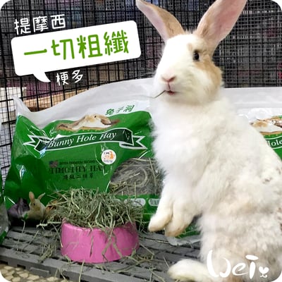 特別賣場-美國Rabbit Hole Hay兔子洞 一切Coarse粗纖梗多提摩西1