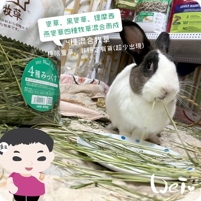 WOOLY高原的混合牧草(四種混合草)(本次貨櫃未到)2