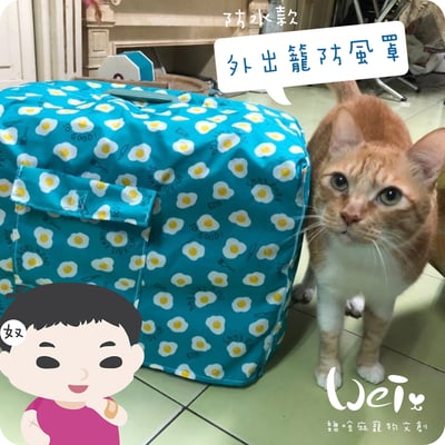 手作 - 外出籠套 防風罩 (防水款)10