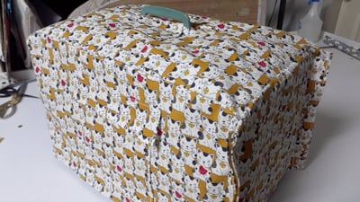 手作 - 外出籠套 防風罩 (透氣棉布款)10