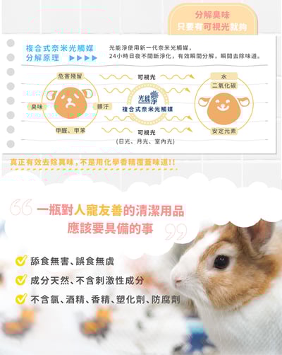 光能淨 小動物身體護理清潔噴劑11