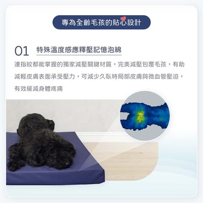 舒服樂 狗狗趴緩解舒適墊/寵物減壓墊 (高齡毛孩、癱瘓、關節行動不便)12