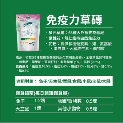 Bunny德國邦尼 免疫力保健草磚3