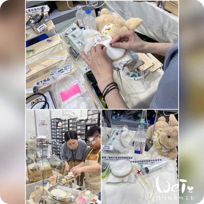 假皮毛手感練習材料組 (皮下試戳、剃毛練習)3