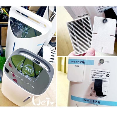 3L/5L 寵物醫療級製氧機/氧氣機 耗材 (HEPA空氣過濾器 / 黑色一級過濾棉 / 進氣消音棉)5