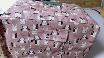 手作 - 外出籠套 防風罩 (透氣棉布款)8