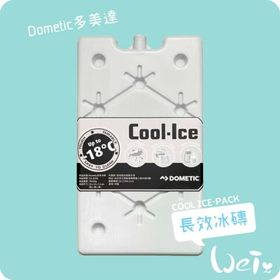 Dometic薄款長效冰磚CI-420G+手作吸濕透氣冰磚網袋12