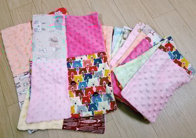 手作 - 泡泡小床毯12