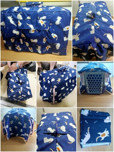 手作 - 外出籠套 防風罩 (防水款)8