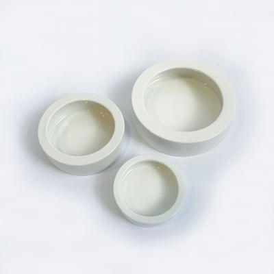 爬蟲防逃逸食盆（圓形亮面陶瓷款）1